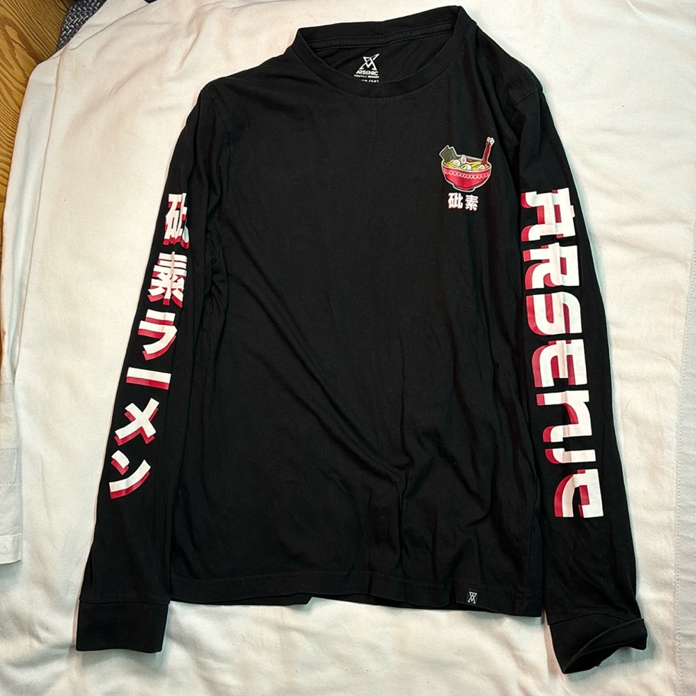 Arsenic Boys Long Sleeve Ramen Noodle  Shirt Size Boys XL